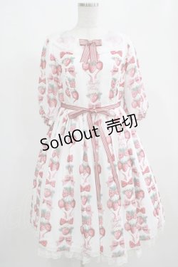 画像1: Angelic Pretty / Strawberry Dollワンピース Free シロ H-25-04-05-001-AP-OP-NS-ZH