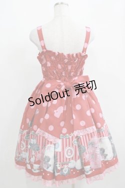 画像3: Angelic Pretty / Lovely Poodle SpecialジャンパースカートSet Free レッド H-25-04-05-025-AP-OP-NS-ZH