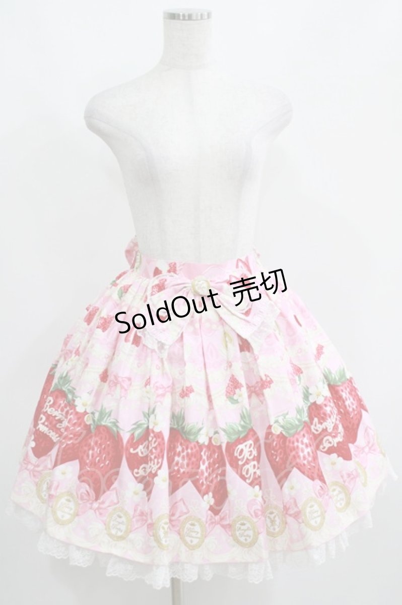 画像4: Angelic Pretty / Melty Berry Princess スカート Free ピンク H-25-04-05-026-AP-SK-NS-ZH (4)
