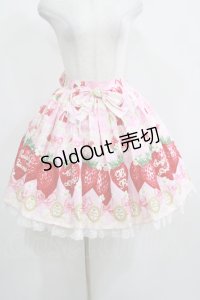 Angelic Pretty / Melty Berry Princess スカート Free ピンク H-25-04-05-026-AP-SK-NS-ZH