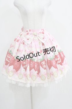 画像1: Angelic Pretty / Melty Berry Princess スカート Free ピンク H-25-04-05-026-AP-SK-NS-ZH