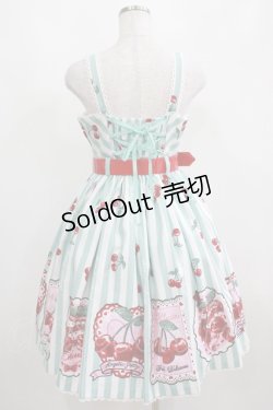 画像3: Angelic Pretty / Cherry Stampジャンパースカート Free ミント H-25-04-05-003-AP-OP-NS-ZH