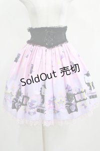 Angelic Pretty / Magical Milk Catsスカート Free ピンク H-25-04-05-030-AP-SK-NS-ZH