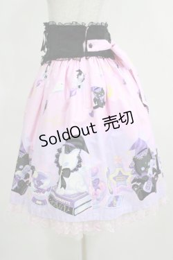 画像2: Angelic Pretty / Magical Milk Catsスカート Free ピンク H-25-04-05-030-AP-SK-NS-ZH