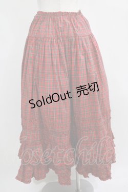 画像3: PINK HOUSE / タータンチェックスカート Free レッド H-25-04-05-031-LO-SK-NS-ZH