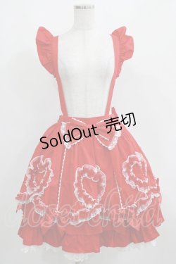 画像1: Angelic Pretty / Fantasic Heartスカート Free レッド H-25-04-05-035-AP-SK-NS-ZH