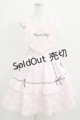 Angelic Pretty / Heart胸あて付スカート(無地) Free ピンク H-25-04-05-036-AP-SK-NS-ZH