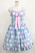 Angelic Pretty / Dolly Heart Specialジャンパースカート Free サックス H-25-04-05-005-AP-OP-NS-ZH