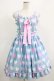 画像1: Angelic Pretty / Dolly Heart Specialジャンパースカート Free サックス H-25-04-05-005-AP-OP-NS-ZH (1)