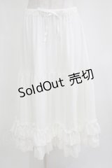 axes femme kawaii / ミディフリルペチスカート M オフ H-25-04-05-042-AX-SK-NS-ZH