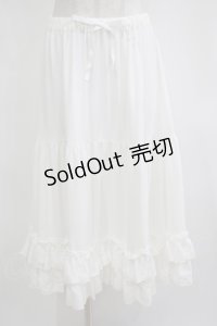 axes femme kawaii / ミディフリルペチスカート M オフ H-25-04-05-042-AX-SK-NS-ZH