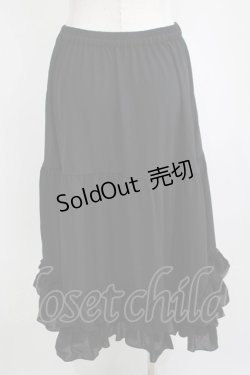 画像3: axes femme kawaii / ミディフリルペチスカート M ブラック H-25-04-05-043-AX-SK-NS-ZH