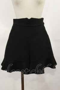 Fi.n.t / ハイウエストフレアーショートパンツ Free BLACK H-25-04-05-1011-CA-PA-NS-ZH