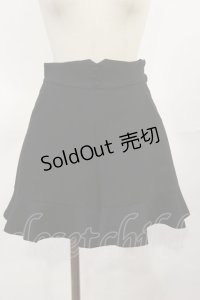 Fi.n.t / ハイウエストフレアーショートパンツ Free BLACK H-25-04-05-1011-CA-PA-NS-ZH