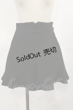 画像1: Fi.n.t / ハイウエストフレアーショートパンツ Free BLACK H-25-04-05-1011-CA-PA-NS-ZH