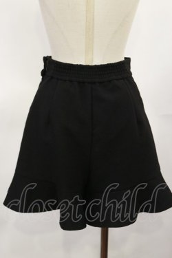 画像2: Fi.n.t / ハイウエストフレアーショートパンツ Free BLACK H-25-04-05-1011-CA-PA-NS-ZH