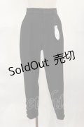 an another angelus / パール釦使いシガレットパンツ サイズ1 BLACK H-25-04-05-1012-CA-PA-NS-ZH