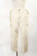 Fi.n.t / シフォンリボン付きストレートパンツ Free IVORY H-25-04-05-1014-CA-PA-NS-ZH
