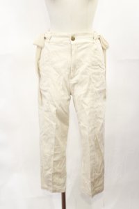 Fi.n.t / シフォンリボン付きストレートパンツ Free IVORY H-25-04-05-1014-CA-PA-NS-ZH