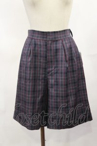 Fi.n.t / チェックバミューダパンツ Free NAVY×RE H-25-04-05-1016-CA-PA-NS-ZH