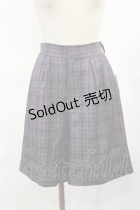 Fi.n.t / チェックバミューダパンツ Free NAVY×RE H-25-04-05-1016-CA-PA-NS-ZH