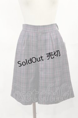 画像1: Fi.n.t / チェックバミューダパンツ Free NAVY×RE H-25-04-05-1016-CA-PA-NS-ZH