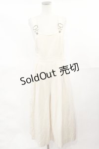Fi.n.t / バックレースアップサロペット Free IVORY H-25-04-05-1017-CA-OP-NS-ZH