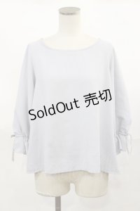 F&A / スリットチュールレーススリーブプルオーバーブラウス Free BLUEGRAY H-25-04-05-1020-LO-BL-NS-ZH