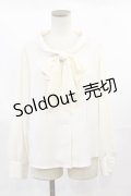 an another angelus / ラッフルボウタイブラウス Free IVORY H-25-04-05-1021-CA-BL-NS-ZH