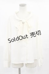 an another angelus / ラッフルボウタイブラウス Free IVORY H-25-04-05-1021-CA-BL-NS-ZH