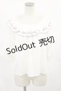 an another angelus / ローズ刺繍オフショルブラウス Free OFFWHITE H-25-04-05-1022-CA-BL-NS-ZH