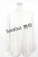 an another angelus / カットワーク刺繍スタンドカラーブラウス Free PINK BEIGE H-25-04-05-1023-CA-BL-NS-ZH