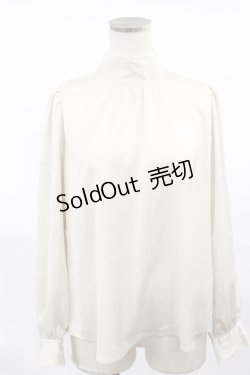 画像1: an another angelus / カットワーク刺繍スタンドカラーブラウス Free PINK BEIGE H-25-04-05-1023-CA-BL-NS-ZH