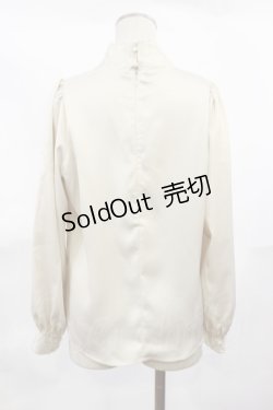 画像2: an another angelus / カットワーク刺繍スタンドカラーブラウス Free PINK BEIGE H-25-04-05-1023-CA-BL-NS-ZH