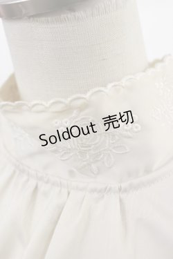 画像3: an another angelus / カットワーク刺繍スタンドカラーブラウス Free PINK BEIGE H-25-04-05-1023-CA-BL-NS-ZH