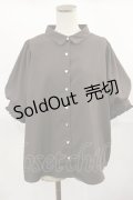 axes femme / ボリューム袖ブラウス M ブラウン H-25-04-05-1024-AX-BL-NS-ZH