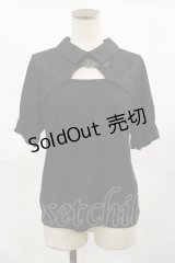 axes femme / ベルト付リブトップス Free ブラック H-25-04-05-1025-AX-TO-NS-ZH