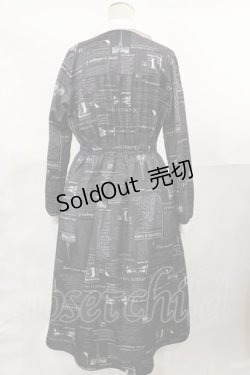 画像2: axes femme / nouvelle柄ワンピース M ブラック H-25-04-05-1003-AX-OP-NS-ZH