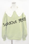 Fi.n.t / マーガレット衿ハーフZIPスウェット Free GREEN H-25-04-05-1028-CA-TO-NS-ZH