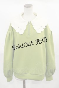 Fi.n.t / マーガレット衿ハーフZIPスウェット Free GREEN H-25-04-05-1028-CA-TO-NS-ZH