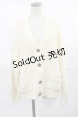 F&A / ポケット付きケーブルニットカーディガン Free IVORY H-25-04-05-1034-LO-TO-NS-ZH