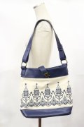 axes femme / キャンバス刺繍バッグ Free ネイビー H-25-04-05-1036-AX-BG-NS-ZH