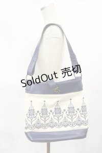 axes femme / キャンバス刺繍バッグ Free ネイビー H-25-04-05-1036-AX-BG-NS-ZH