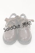 m petit by misako / AMリボンマニッシュシューズ M ブラウン H-25-04-05-1041-LO-SH-NS-ZH