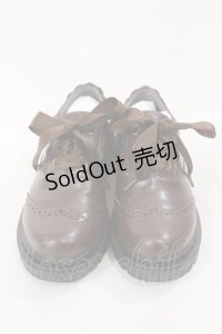 m petit by misako / AMリボンマニッシュシューズ M ブラウン H-25-04-05-1041-LO-SH-NS-ZH