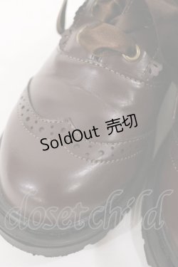 画像4: m petit by misako / AMリボンマニッシュシューズ M ブラウン H-25-04-05-1041-LO-SH-NS-ZH
