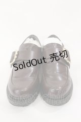 axes femme POETIQUE / バックルデザインシューズ M ブラウン H-25-04-05-1042-AX-SH-NS-ZH