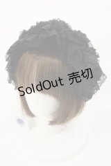Hoshibako Works / 西洋人形魔法 フリルカチューシャ  ブラック H-25-04-05-1043-LO-AC-NS-ZH