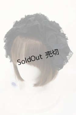 画像1: Hoshibako Works / 西洋人形魔法 フリルカチューシャ  ブラック H-25-04-05-1043-LO-AC-NS-ZH