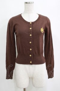 Angelic Pretty / ヴィンテージクラウン刺繍ニットカーディガン Free ブラウン H-25-04-05-054-AP-TO-NS-ZH
